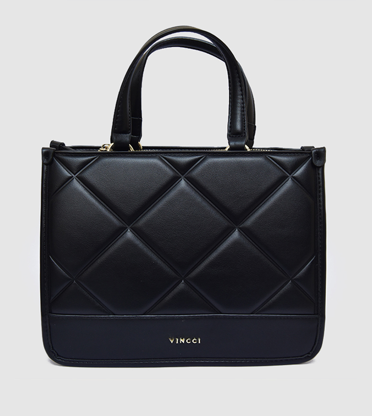 Quilted Satchel Bag