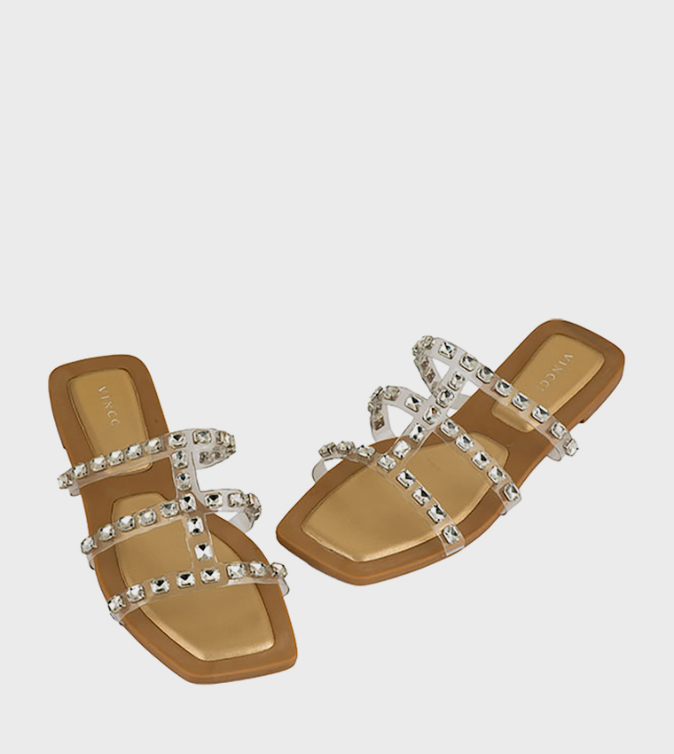 Embellished Flat Sandals