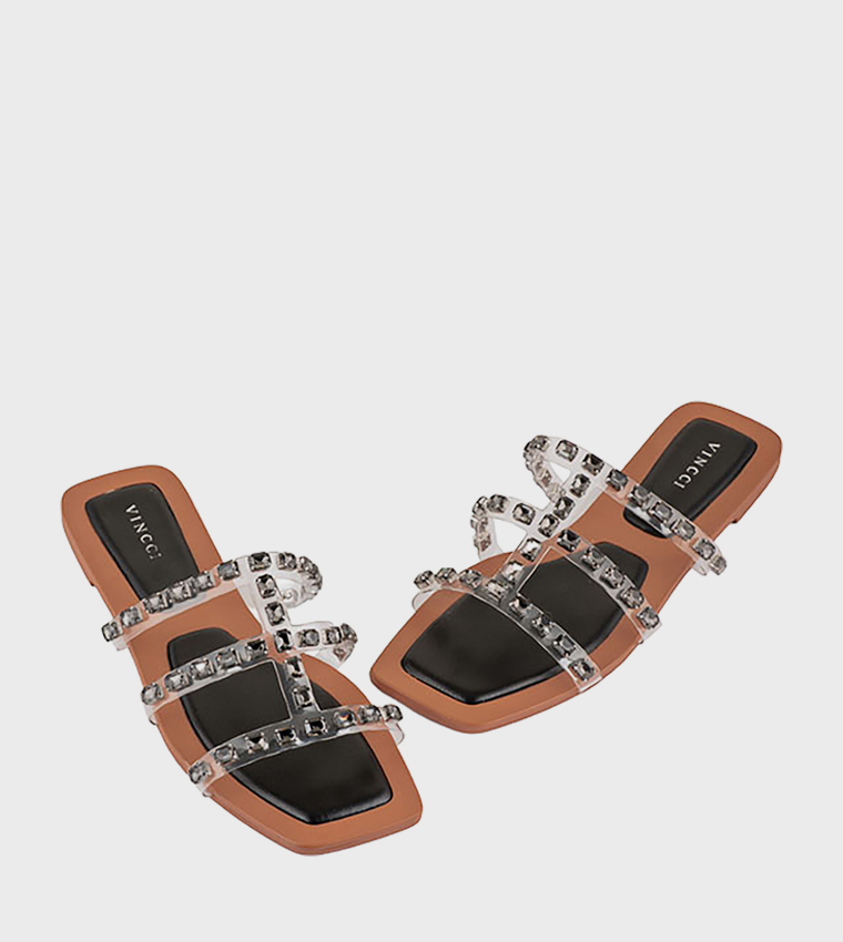 Embellished Flat Sandals