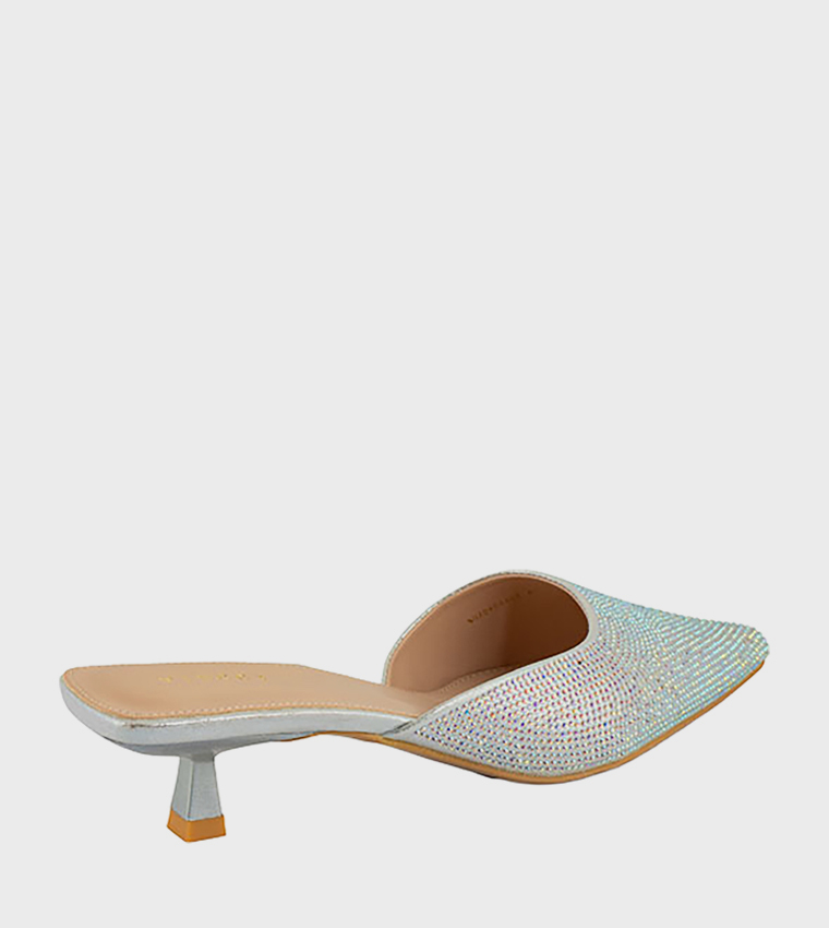 Embellished Mule Pumps