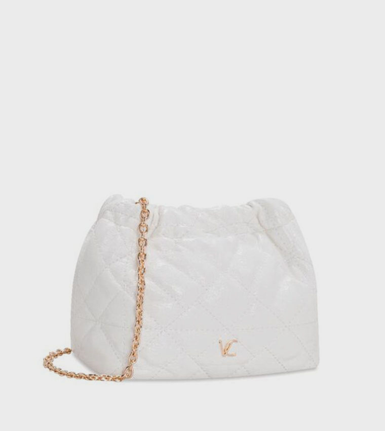 Quilted Ruched Shoulder Bag