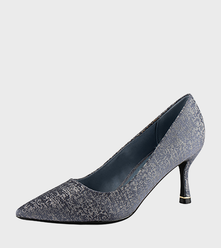 Patterned Pointed Toe Pumps