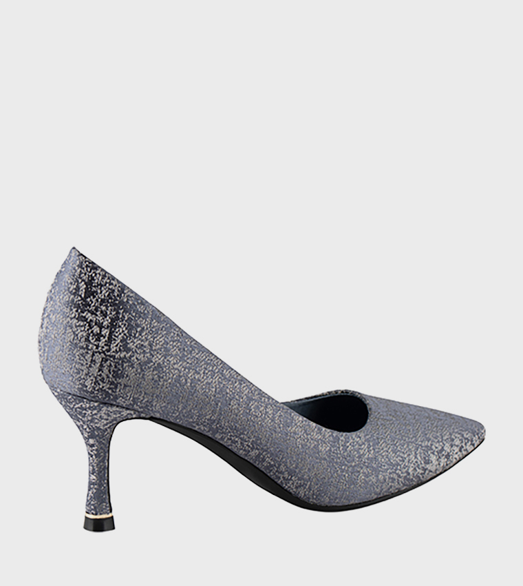 Patterned Pointed Toe Pumps