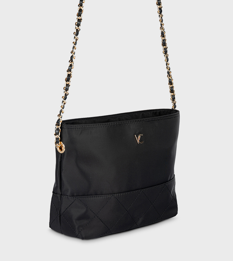 Chain Detail Shoulder Bag