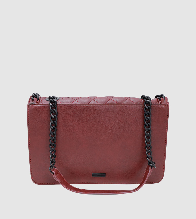 Victoria Quilted Leather Crossbody Bag 