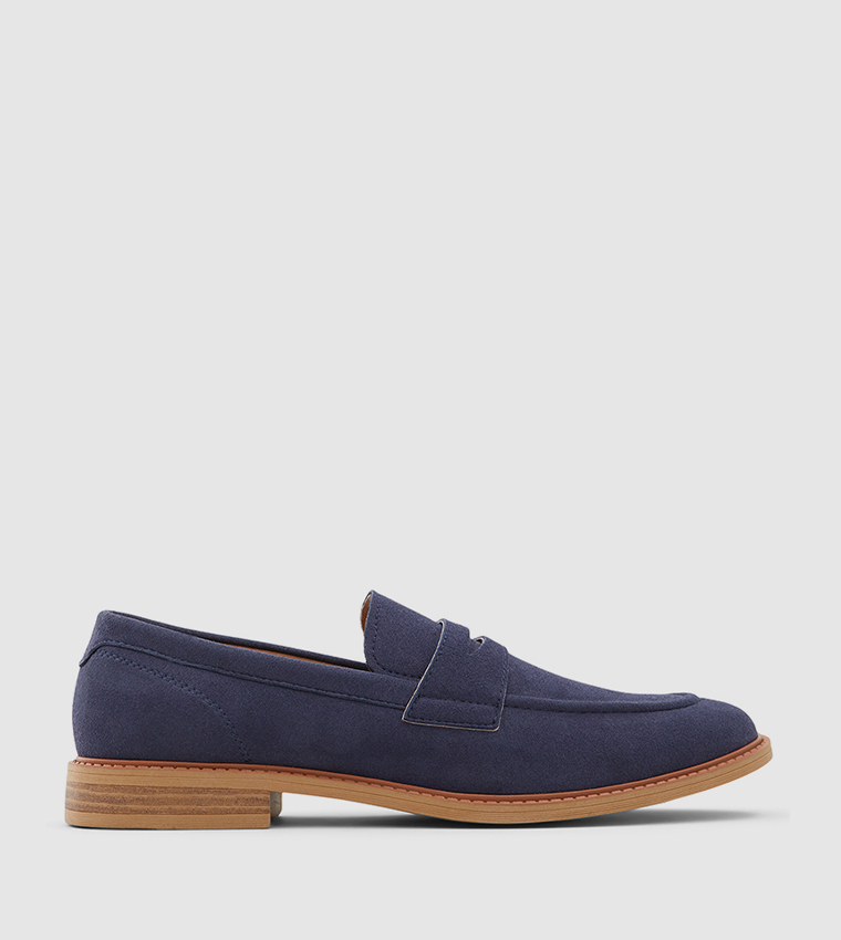 Buy Call It Spring Vierra Round Toe Loafer In Blue  display picture 3