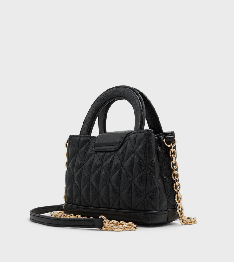 VIRAL Quilted Top Handle Bag