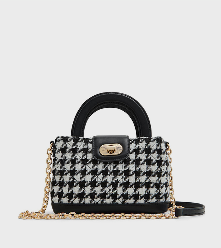 VIRAL Patterned Top Handle Bag