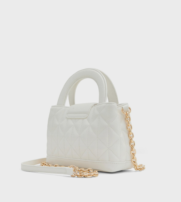 VIRAL Quilted Top Handle Bag