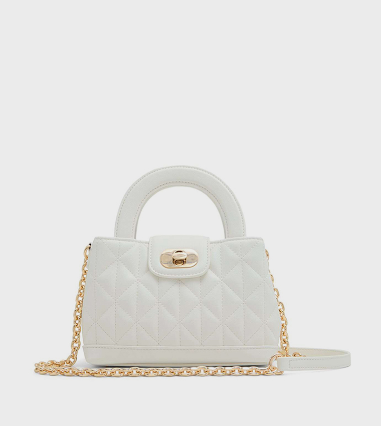 VIRAL Quilted Top Handle Bag