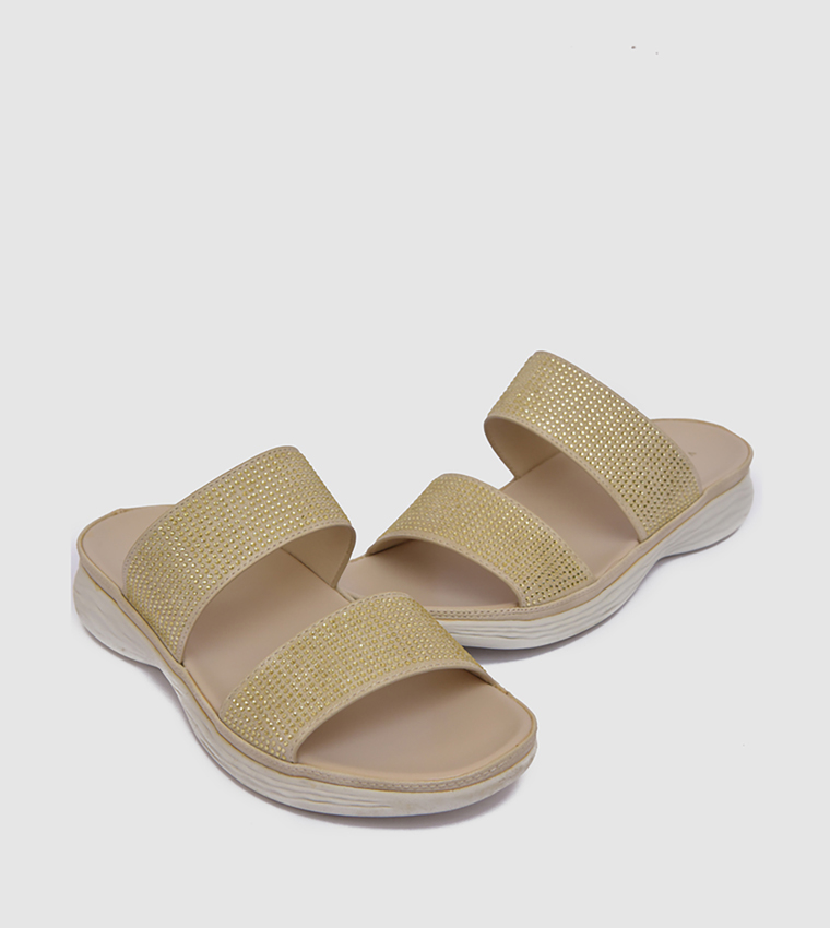 Embellished Comfort Sandals
