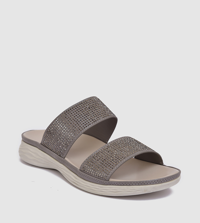 Embellished Comfort Sandals