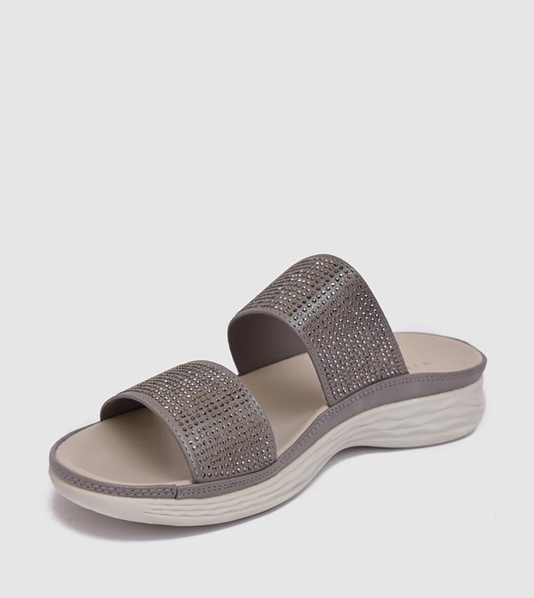 Embellished Comfort Sandals