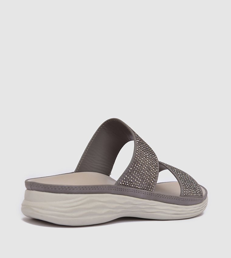 Embellished Comfort Sandals