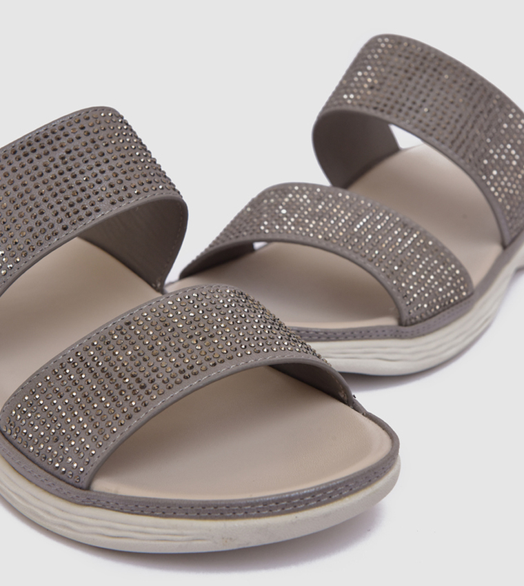 Embellished Comfort Sandals