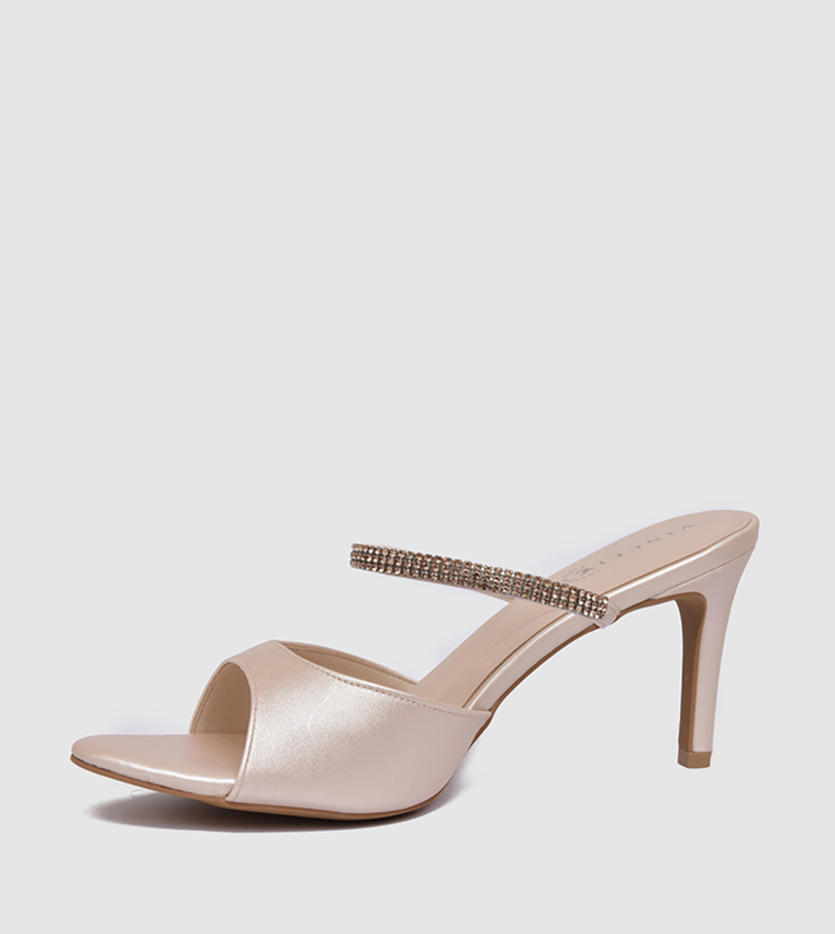 Embellished Heel Sandals
