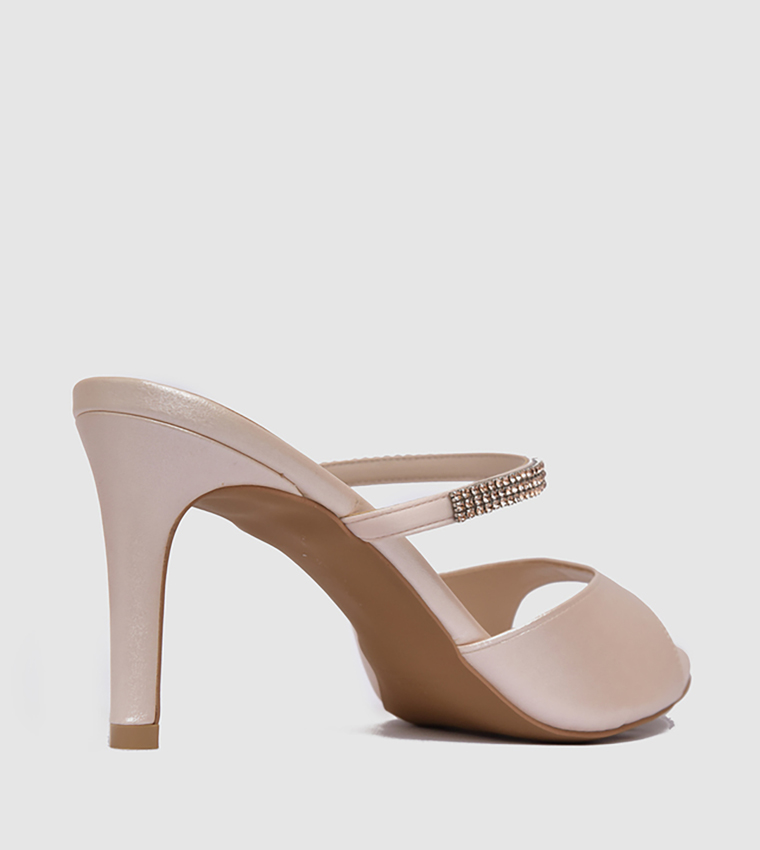 Embellished Heel Sandals