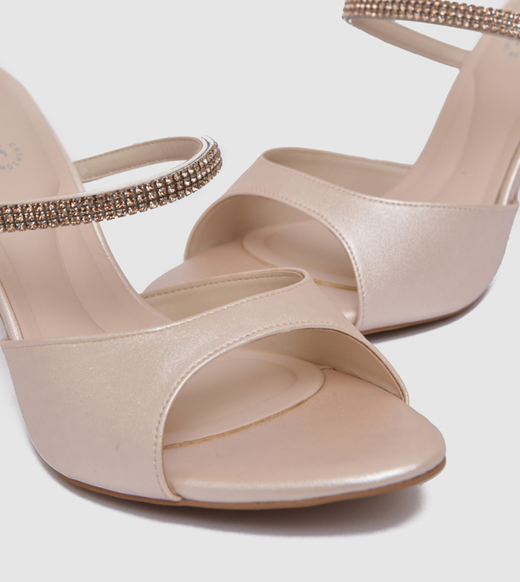 Embellished Heel Sandals