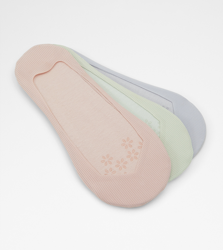 VOLKAN 3 Pack No Show Anti Skid Socks