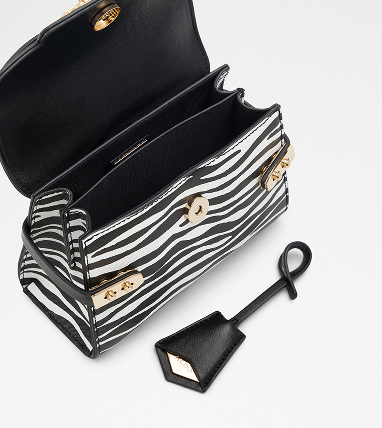 Aldo zebra bag clearance