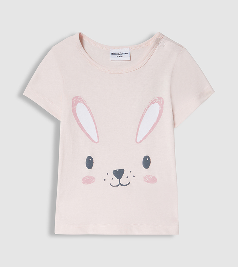 Printed Short Sleeves Clothing Set