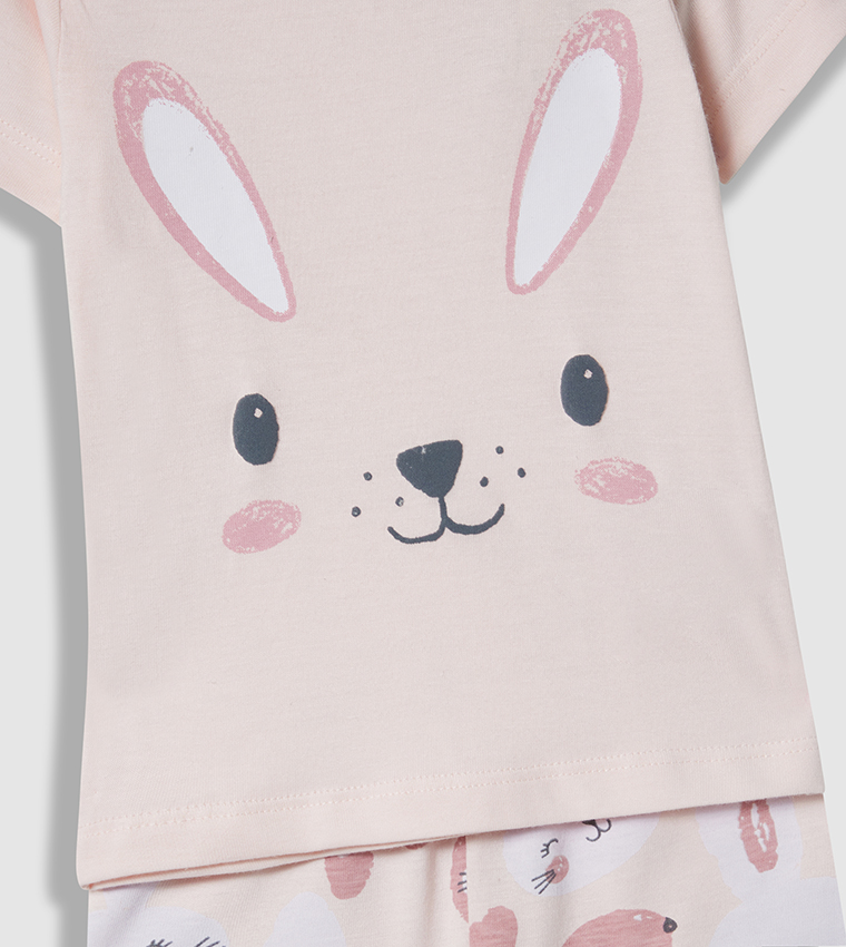 Printed Short Sleeves Clothing Set