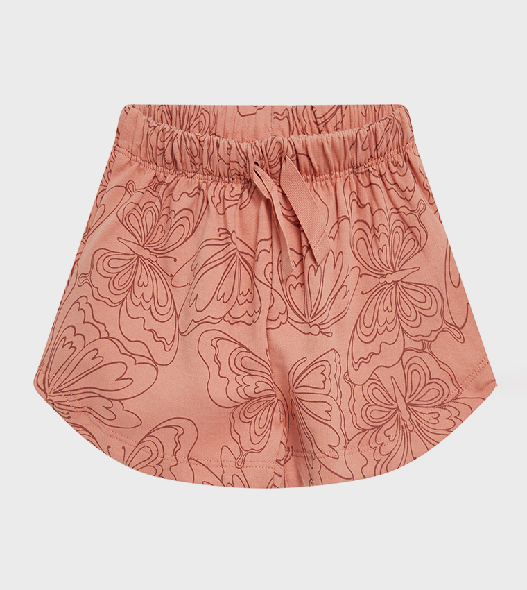 Printed T-Shirt and Shorts Set