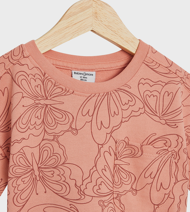 Printed T-Shirt and Shorts Set