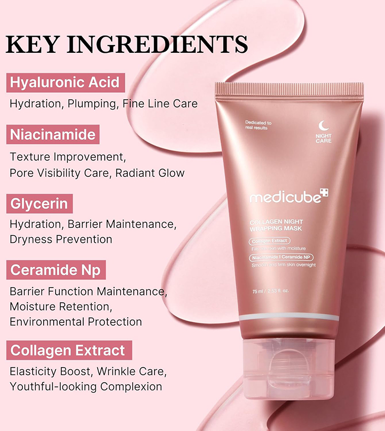 Collagen Night Wrapping Mask, 75ml