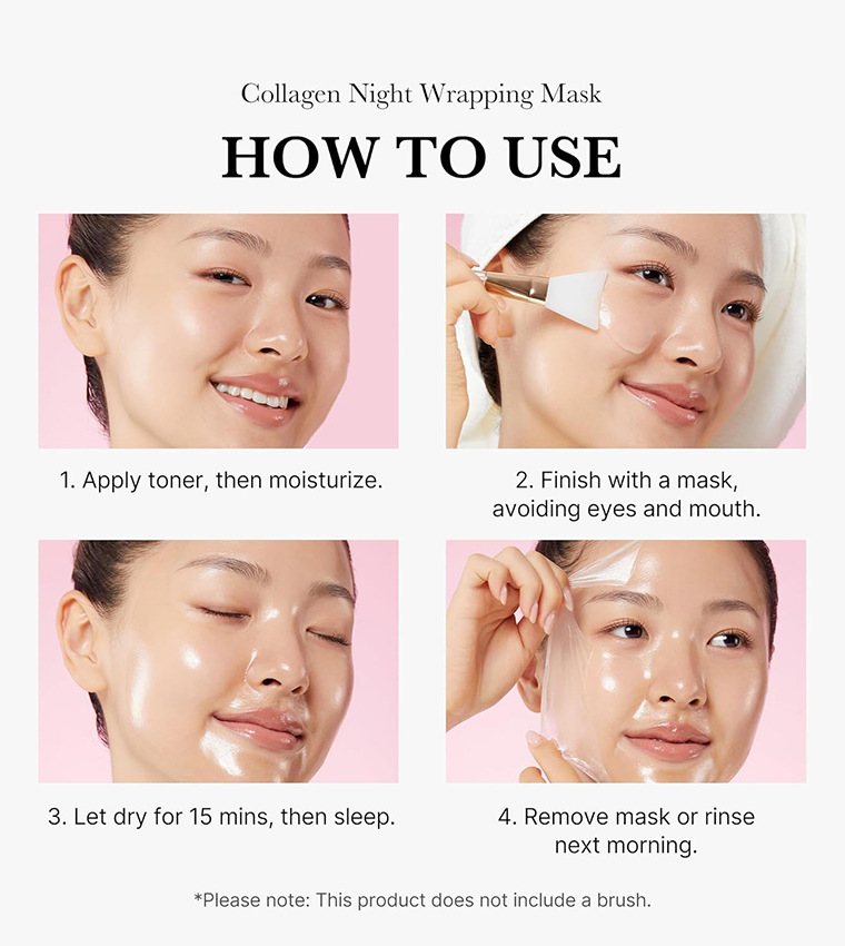 Collagen Night Wrapping Mask, 75ml