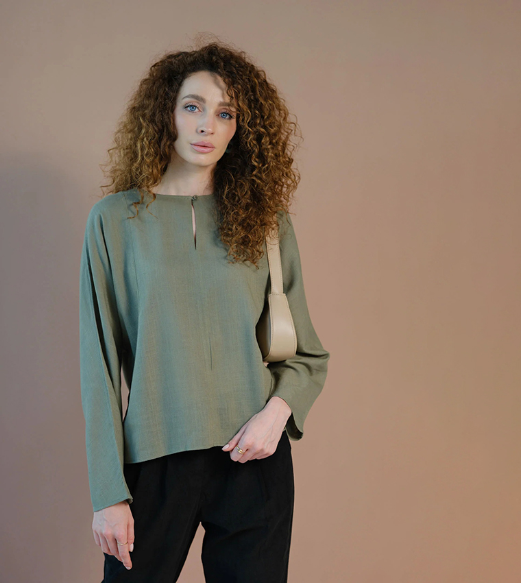 توب لينن كم طويل 