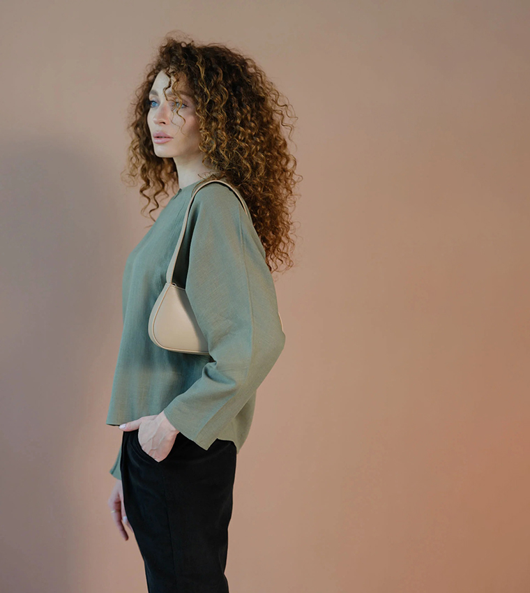 توب لينن كم طويل 