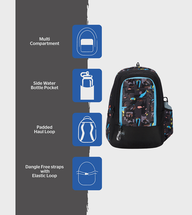 Printed Zip Around Backpack