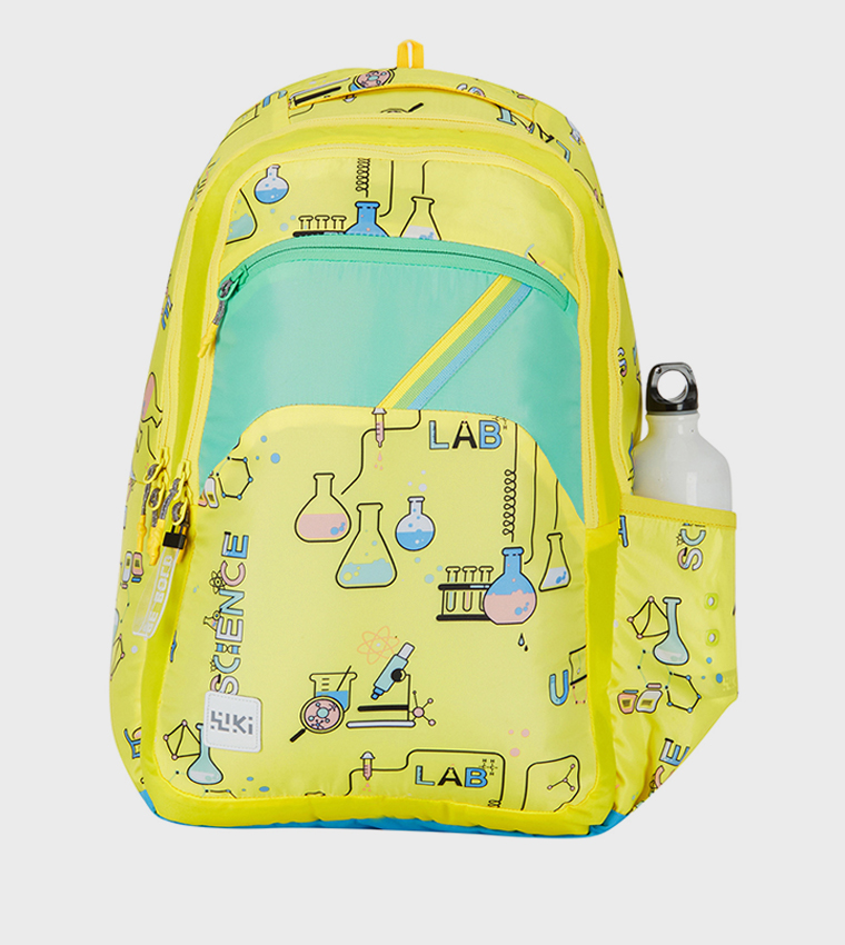 Buy Wildcraft Printed Zip Around Backpack In Yellow 6thStreet Kuwait