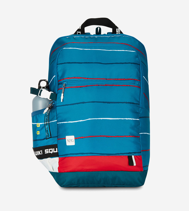 Striped Zip Around Backpack