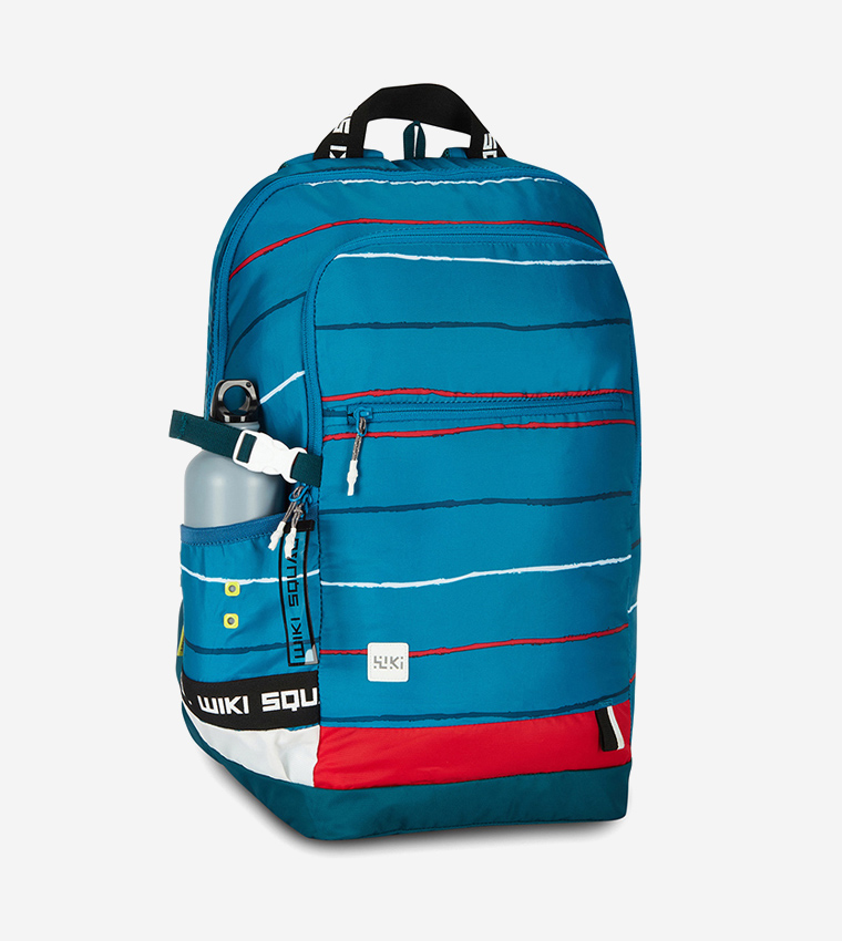 Striped Zip Around Backpack