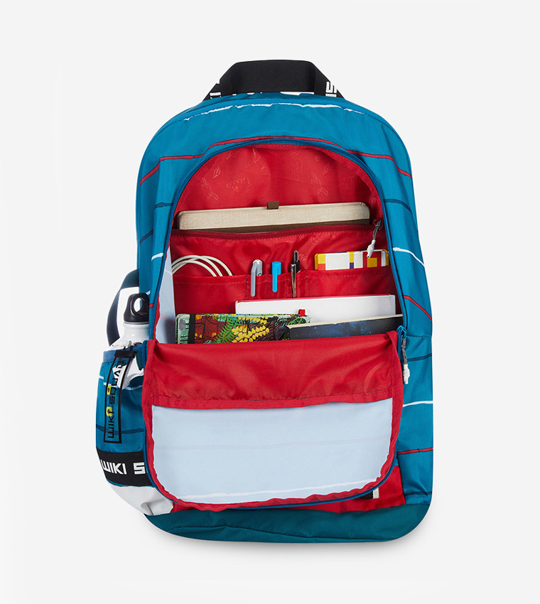 Striped Zip Around Backpack