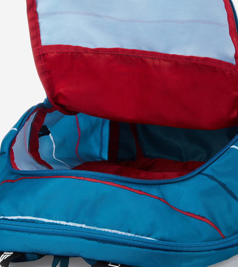 Striped Zip Around Backpack