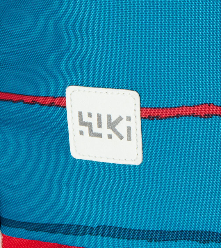 Striped Zip Around Backpack