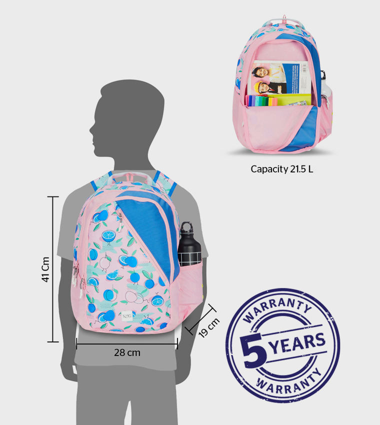 Printed Zip Around Backpack
