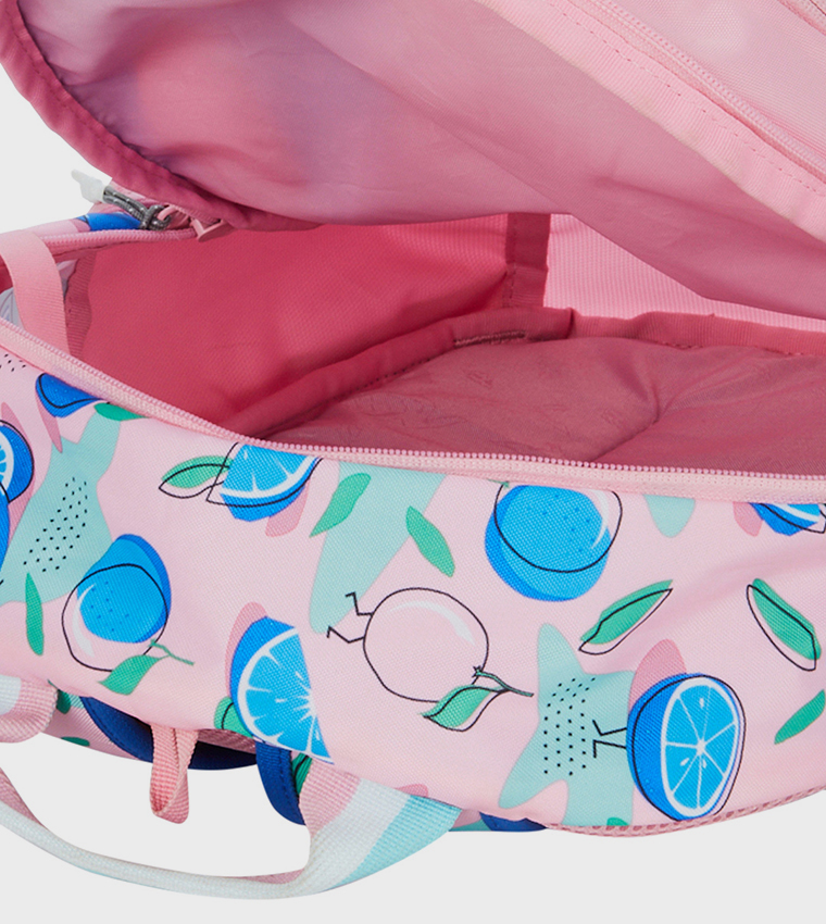 Printed Zip Around Backpack