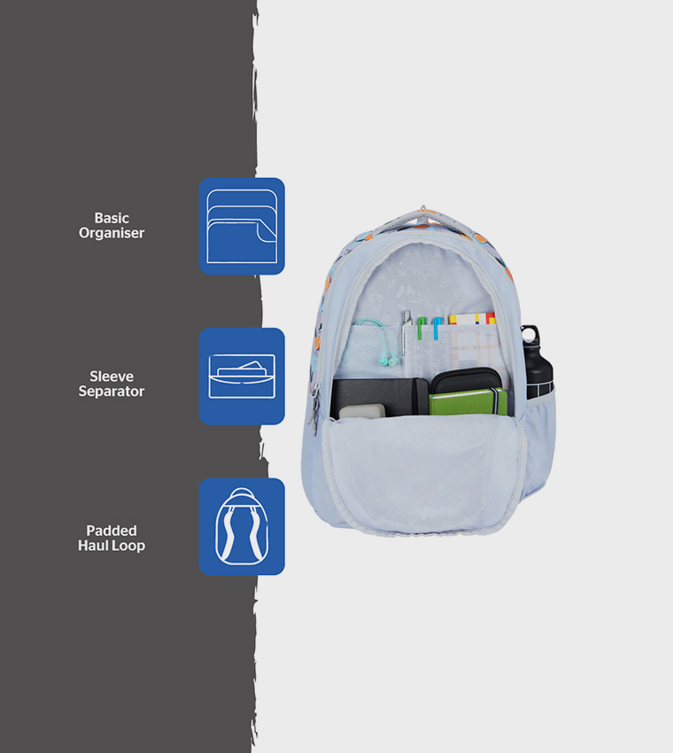 Printed Zip Around Backpack