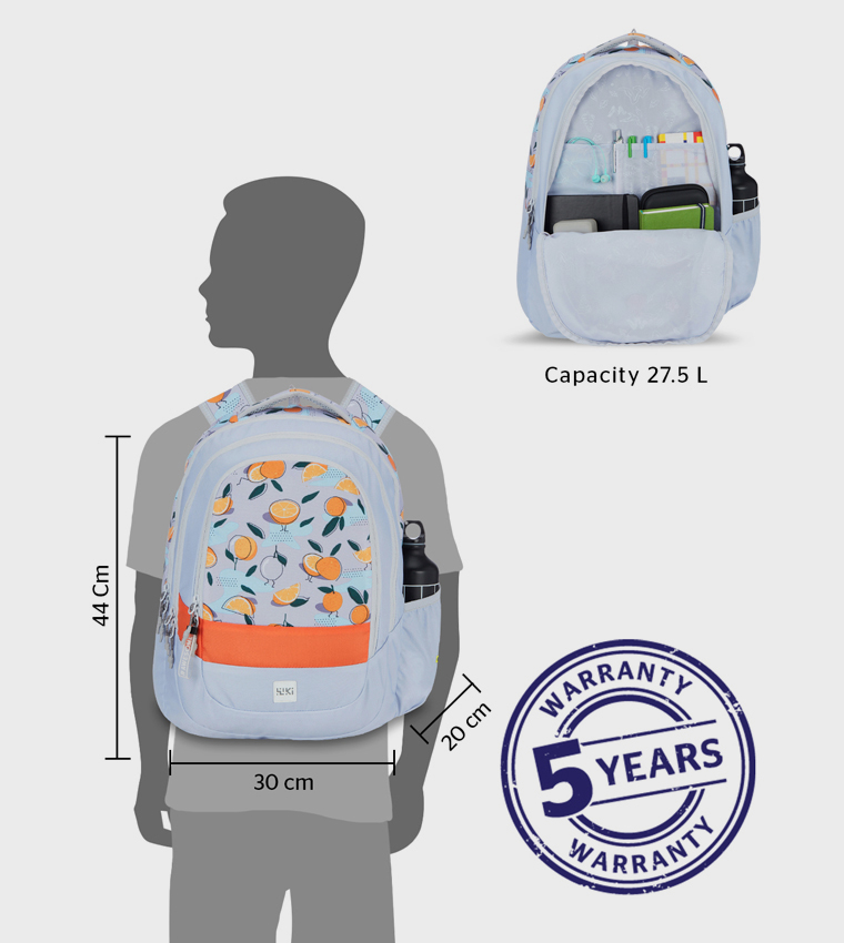 Printed Zip Around Backpack