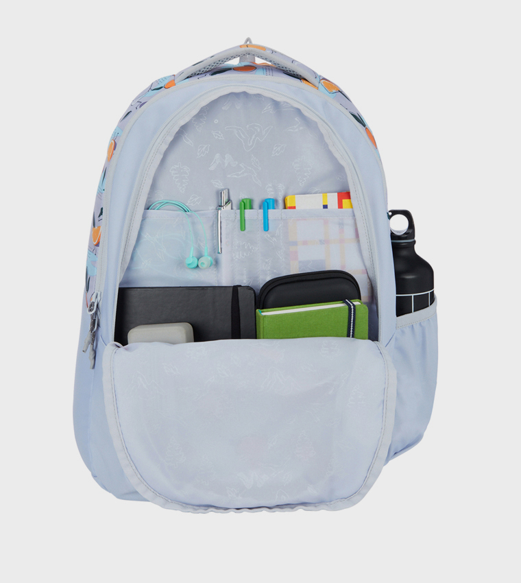 Printed Zip Around Backpack