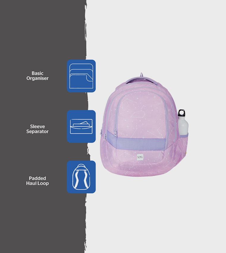 Printed Zip Around Backpack