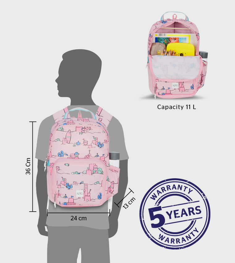 Printed Zip Around Backpack