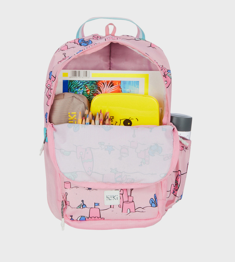 Printed Zip Around Backpack