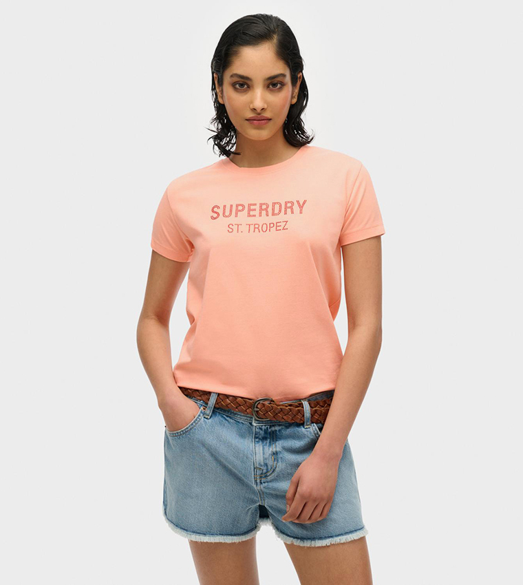 Sport Luxe Crew Neck Slim-Fit T-Shirt