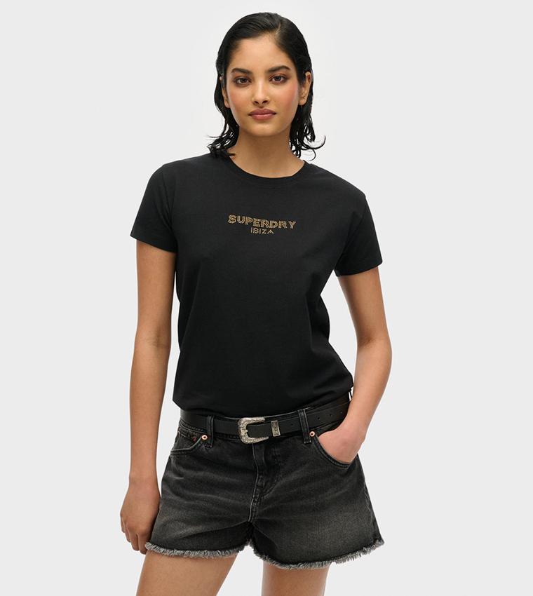 Sport Luxe Crew Neck Slim-Fit T-Shirt