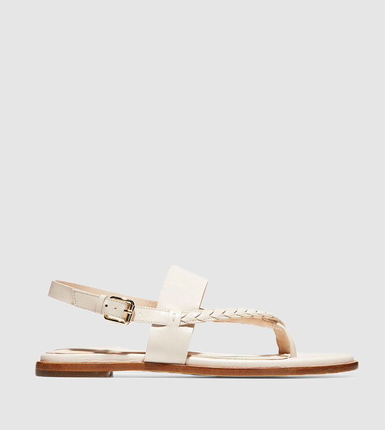 Buy Cole Haan G.Os Anica Thong Sandal White In White 6thStreet